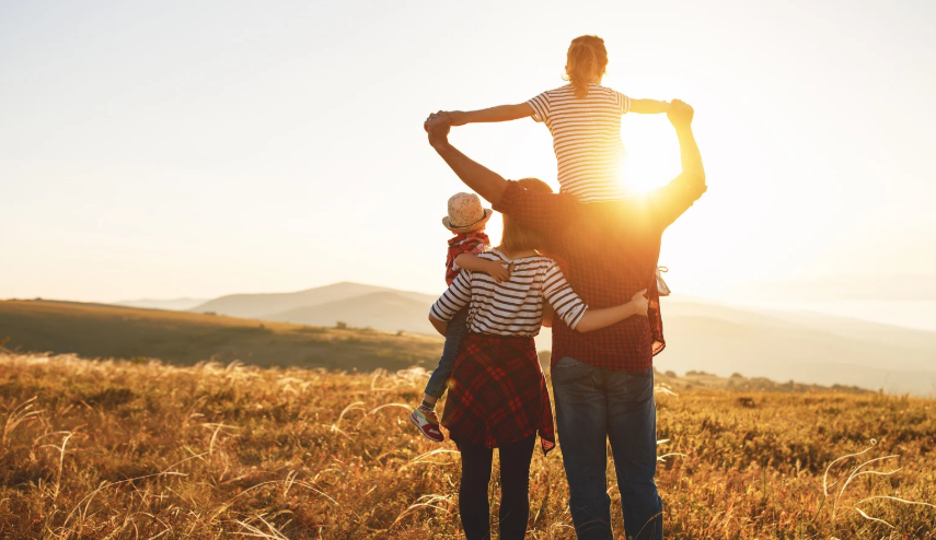 Happy family feeling safe and protected Synergy Insurance