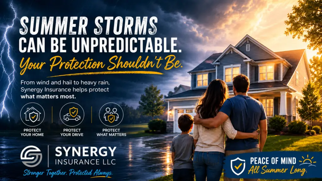 Protect your home during storm season with Synergy Insurance